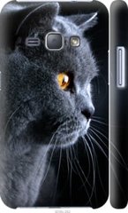 Чехол на Samsung Galaxy J1 (2016) Duos J120H Красивый кот "3038c-262-7105"