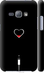 Чехол на Samsung Galaxy J1 (2016) Duos J120H Подзарядка сердца "4274c-262-7105"