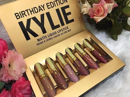Набор матовых жидких помад Kylie Birthday Edition из 6 штук! АКЦИЯ!