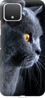 Чехол на Google Pixel 4 Красивый кот "3038u-1755-7105"