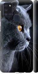 Чехол на Samsung Galaxy A21s A217F Красивый кот "3038c-1943-7105"