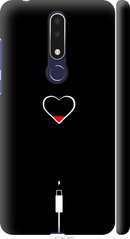 Чехол на Nokia 3.1 Plus Подзарядка сердца "4274c-1607-7105"