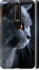 Чехол на Nokia 6.1 Красивый кот "3038c-1628-7105"