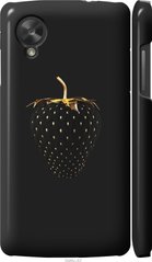 Чехол на LG Nexus 5 Черная клубника "3585c-57-7105"