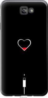 Чехол на Samsung Galaxy J7 Prime Подзарядка сердца "4274u-610-7105"