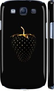 Чехол на Galaxy S3 i9300 Черная клубника "3585c-11-7105"