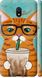 Чехол на Xiaomi Redmi 8A Зеленоглазый кот в очках "4054c-1794-7105"