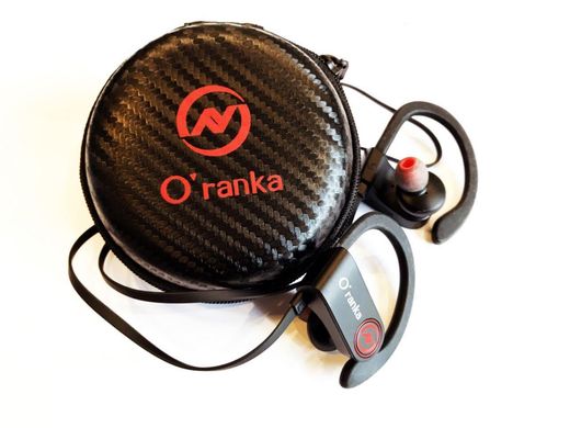 Беспроводные наушники O'ranka K7 Спортивные беспроводные Bluetooth наушники, 110 mAh, Черные