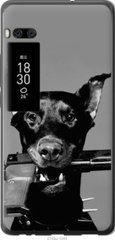 Чехол на Meizu Pro 7 Доберман "2745u-1044-7105"