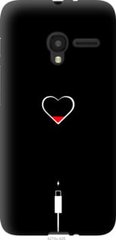 Чехол на Alcatel One Touch Pixi 3 4.5 Подзарядка сердца "4274u-408-7105"