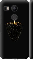 Чехол на LG Nexus 5X H791 Черная клубника "3585c-150-7105"