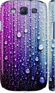 Чехол на Galaxy S3 Duos I9300i Капли воды "3351c-50-7105"