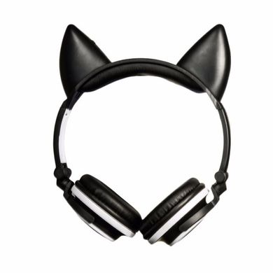 Наушники LINX BL108A Bluetooth наушники с кошачьими ушками LED Черные