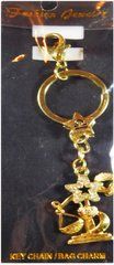 Брелок металлический Fashion Jewelry Весы Золотистый (SKD-0501)
