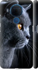Чехол на Nokia 5.4 Красивый кот "3038c-2279-7105"
