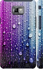 Чехол на Samsung Galaxy S2 Plus i9105 Капли воды "3351c-71-7105"