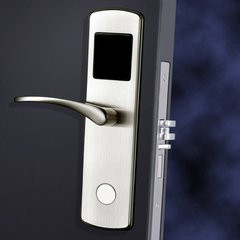 Автономный электронный дверной замок NFC 9X08EM для квартир, офисов, гостиниц, санаториев Серебро