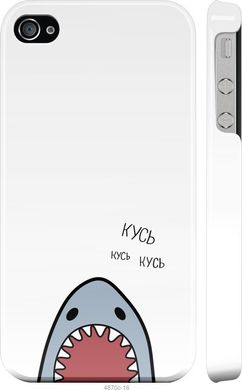 Чехол на Apple iPhone 4 Акула "4870c-15-7105"
