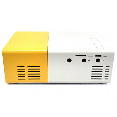 Мини проектор с динамиком LED YG-300 UTM Mini Yellow