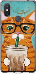 Чехол на Xiaomi Mi8 SE Зеленоглазый кот в очках "4054u-1504-7105"