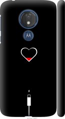 Чехол на Motorola Moto G7 Power Подзарядка сердца "4274c-1657-7105"