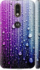 Чехол на Motorola MOTO G4 Капли воды "3351c-511-7105"