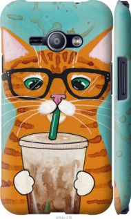 Чехол на Samsung Galaxy J1 Ace J110H Зеленоглазый кот в очках "4054c-215-7105"