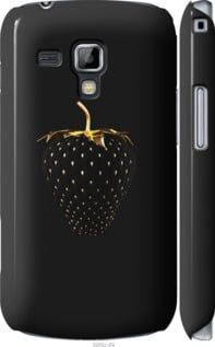 Чехол на Samsung Galaxy S Duos s7562 Черная клубника "3585c-84-7105"