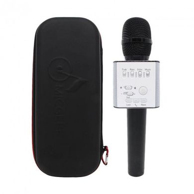 Портативный караоке микрофон UTM Q9 с чехлом Black
