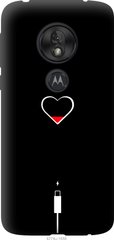 Чехол на Motorola Moto G7 Play Подзарядка сердца "4274u-1656-7105"