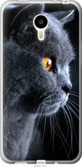 Чехол на Meizu M1 Note Красивый кот "3038u-172-7105"