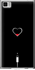 Чехол на Xiaomi Mi3 Подзарядка сердца "4274u-170-7105"