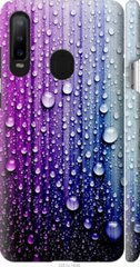 Чехол на Samsung Galaxy A8S Капли воды "3351c-1636-7105"