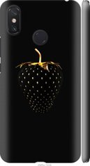 Чехол на Xiaomi Mi Max 3 Черная клубника "3585c-1534-7105"
