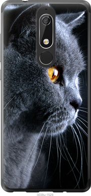 Чехол на Nokia 5.1 Красивый кот "3038u-1529-7105"