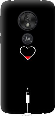 Чехол на Motorola Moto G7 Play Подзарядка сердца "4274u-1656-7105"