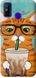 Чехол на Tecno Spark 6 Go KE5 Зеленоглазый кот в очках "4054u-2452-7105"