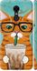Чехол на Xiaomi Redmi 5 Plus Зеленоглазый кот в очках "4054c-1347-7105"