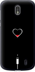 Чехол на Nokia 1 Подзарядка сердца "4274u-1373-7105"