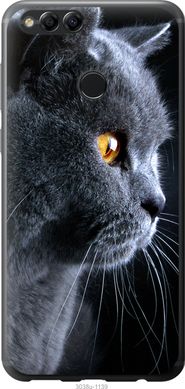 Чехол на Huawei Honor 7X Красивый кот "3038u-1139-7105"