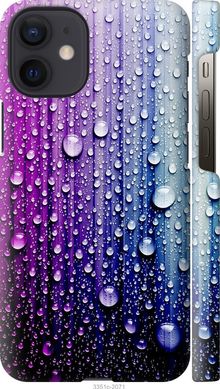 Чехол на Apple iPhone 12 Mini Капли воды "3351c-2071-7105"