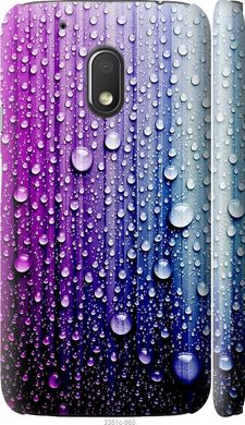 Чехол на Motorola Moto G4 Play Капли воды "3351c-860-7105"