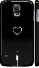 Чехол на Galaxy S5 g900h Подзарядка сердца "4274c-24-7105"