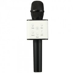 Беспроводной караоке микрофон UTM с динамиками в коробке Bluetooth USB Q7 Black