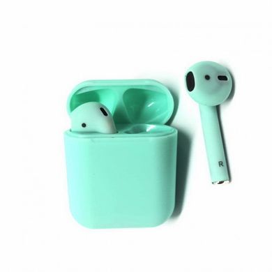 Беспроводные Bluetooth наушники Airpods X12S TWS Бирюзовые