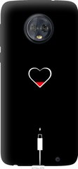 Чехол на Motorola Moto G6 Plus Подзарядка сердца "4274u-976-7105"