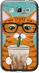 Чехол на Samsung Galaxy Win i8552 Зеленоглазый кот в очках "4054u-51-7105"