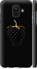 Чехол на Samsung Galaxy A6 2018 Черная клубника "3585c-1480-7105"