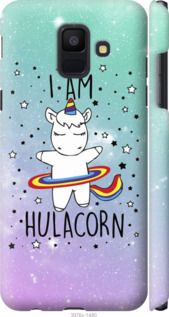 Чехол на Samsung Galaxy A6 2018 I'm hulacorn "3976c-1480-7105"