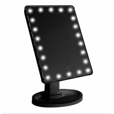 Сенсорное настольное зеркало для макияжа UTM Magic Makeup с 22 LED подсветкой Black